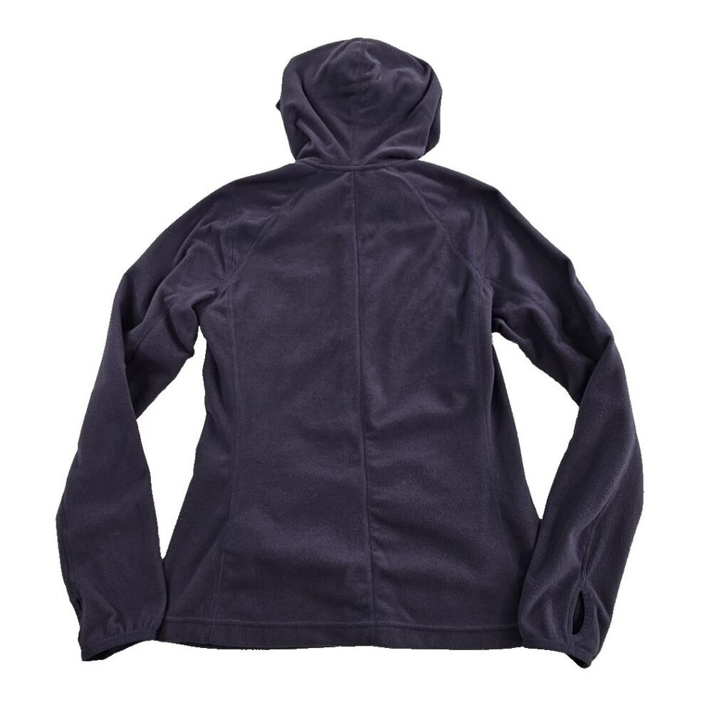 North Face Full Zip Fleece Hoodie Long Sleeve Sweatshirt Women’s M Gray Gorpcore - Picture 2 of 14